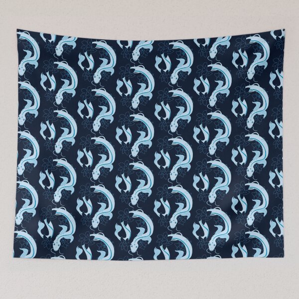 Item preview, Blue Lotus Serpent (line art aesthetic drawing) designed and sold by NiciRene00.