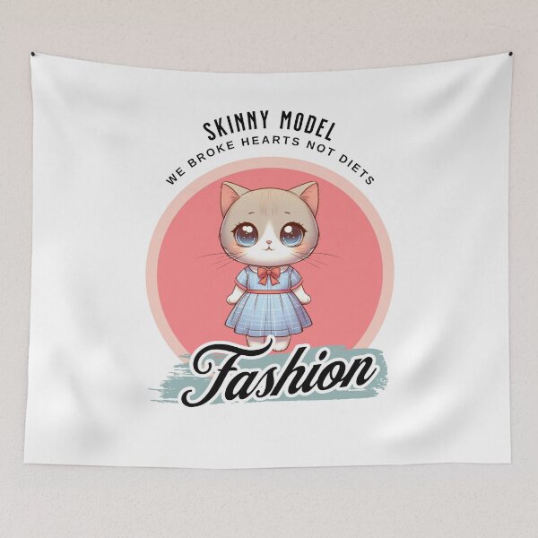 Item preview, Skinny Model Cat designed and sold by LemuellTrends.