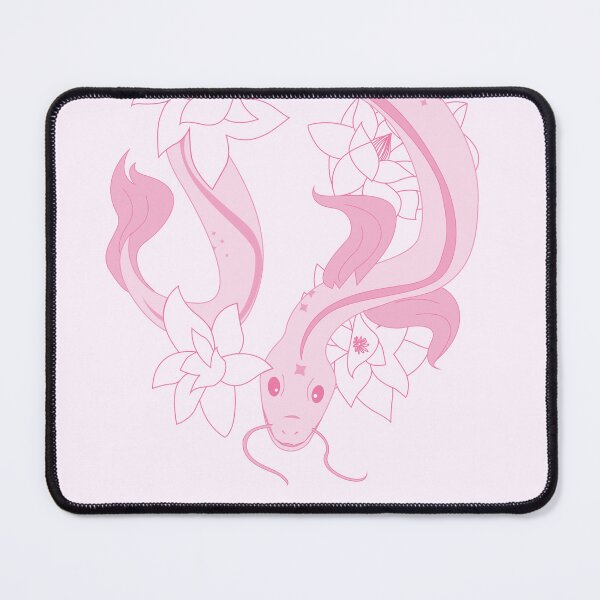 Item preview, Pink Lotus Serpent (line art aesthetic drawing) designed and sold by NiciRene00.