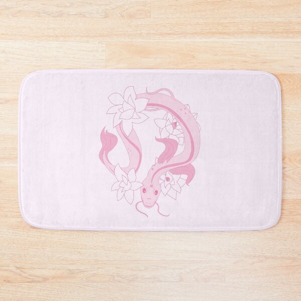 Item preview, Pink Lotus Serpent (line art aesthetic drawing) designed and sold by NiciRene00.
