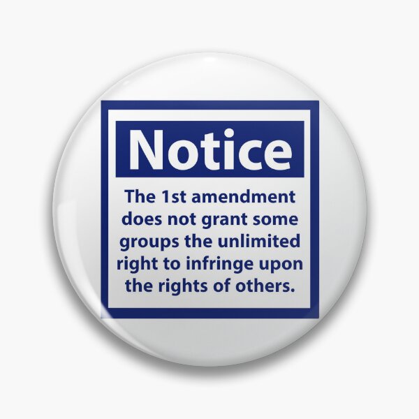 Item preview, Notice about first amendment  designed and sold by Rachel the Artist .