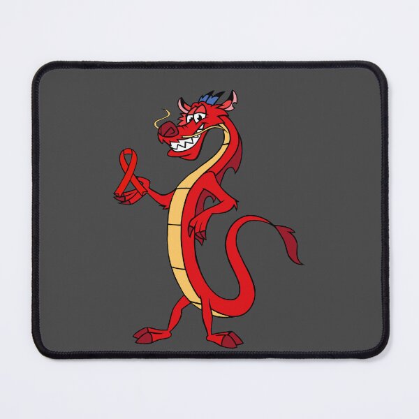 Item preview, Dragon Holding Awareness Ribbon (Red) designed and sold by CaitlynConnor.