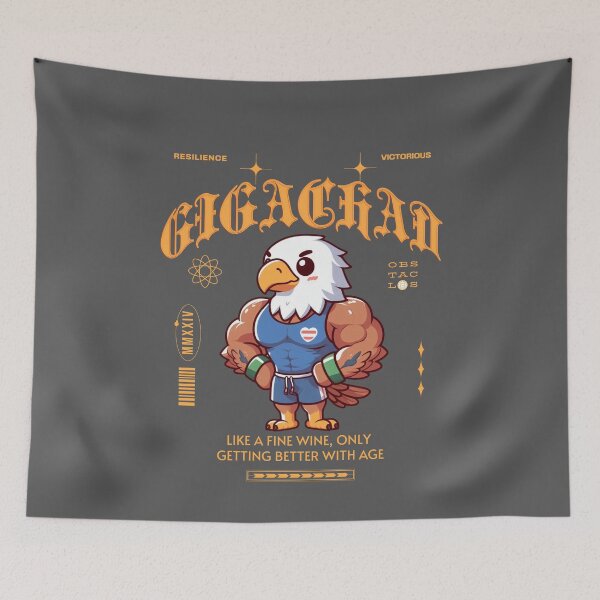 Item preview, Gigachad Eagle designed and sold by LemuellTrends.