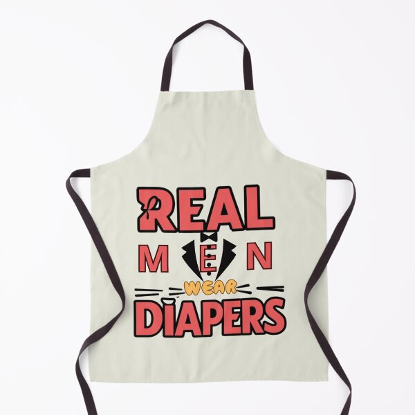 Item preview, Real Men Wear Diapers designed and sold by artofProduct.