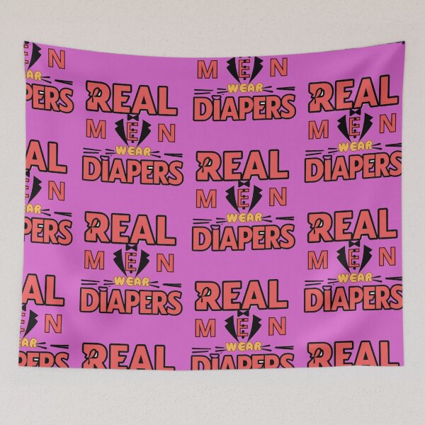 Item preview, Real Men Wear Diapers designed and sold by artofProduct.