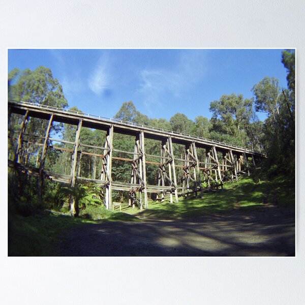 Item preview, Noojee Trestle Bridge, West Gippsland, Victoria designed and sold by Bev Pascoe.