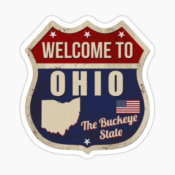 Item preview, Ohio Plate Sticker designed and sold by Trialloja.