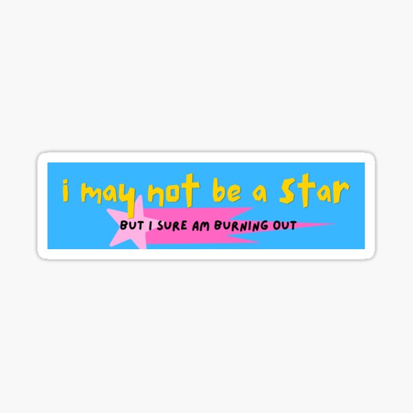 I May Not Be a Star Bumper Sticker Sticker