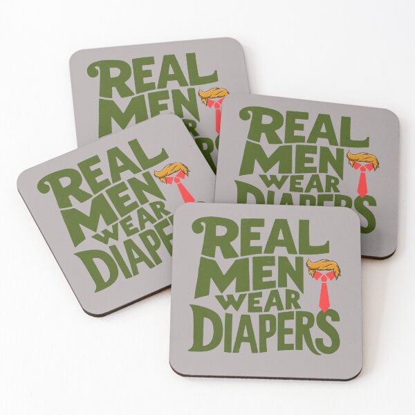 Item preview, Real Men Wear Diapers designed and sold by artofProduct.