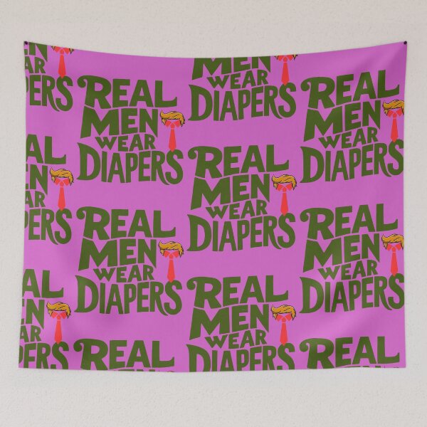 Item preview, Real Men Wear Diapers designed and sold by artofProduct.