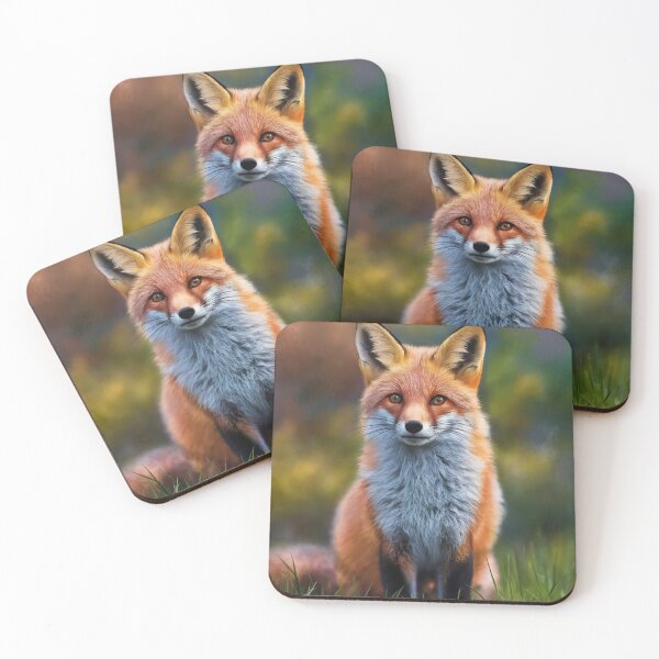 Item preview, Fox Portrait. Spring fox, fox painting, Leonardo da Vinci style designed and sold by FoxVibes.