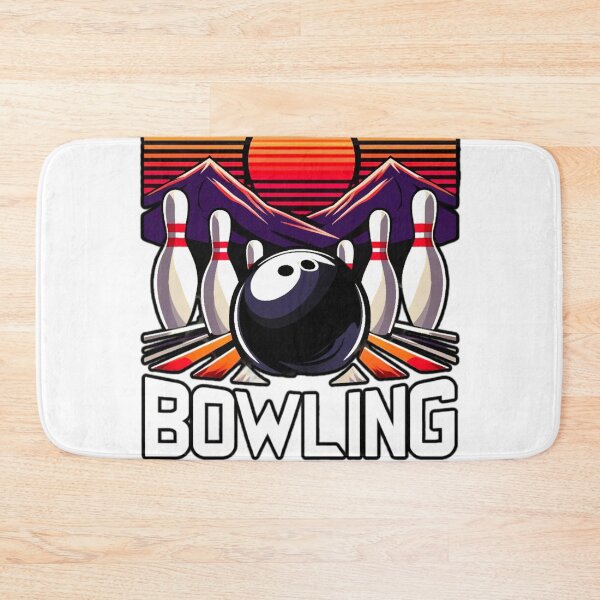 Item preview, Retro Bowling and Bowling Pins designed and sold by PanfurWare-LLC.