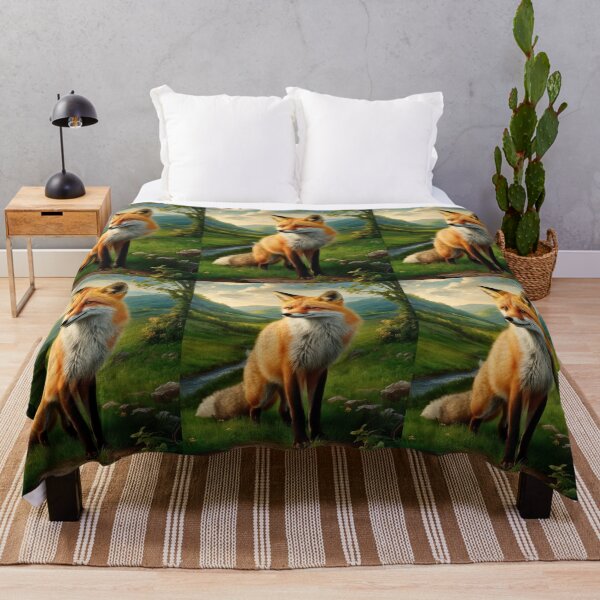 Item preview, Fox Portrait. Spring fox, fox painting, Leonardo da Vinci style designed and sold by FoxVibes.