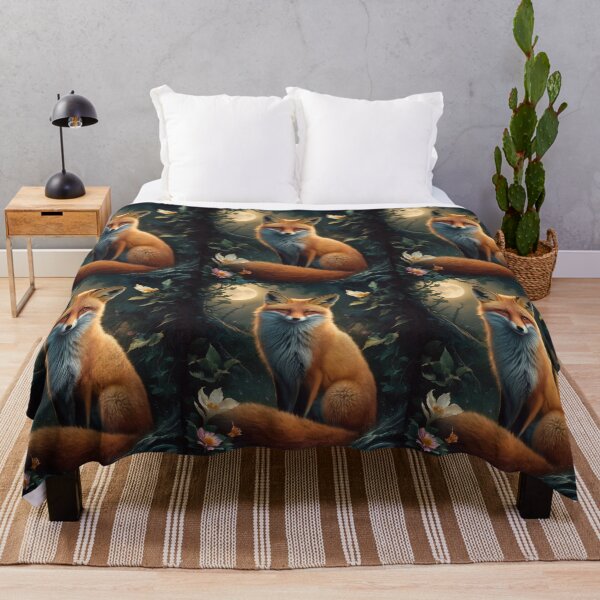 Item preview, Fox Portrait. Spring fox, fox painting, Leonardo da Vinci style designed and sold by FoxVibes.