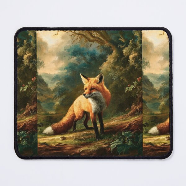 Item preview, Fox Portrait. Spring fox, fox painting, Leonardo da Vinci style designed and sold by FoxVibes.