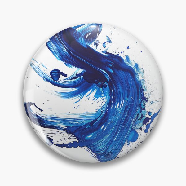 Item preview, Dynamic Blue Ink Painting Design designed and sold by chi3-jp.