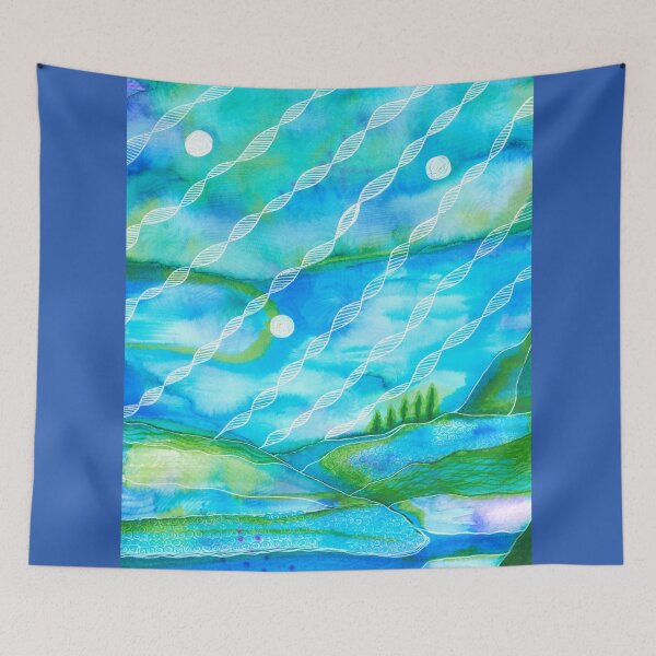 Item preview, Triple Moon Deoxyribonucleic View designed and sold by artofkathleen.