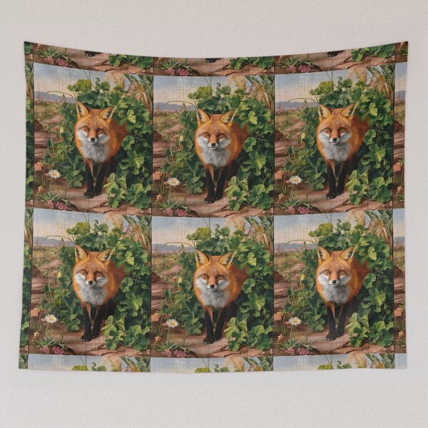 Artikelvorschau, Fuchs-Porträt. Frühlingsfuchs, Fuchs-Malerei, Leonardo da Vinci-Stil entworfen und verkauft von FoxVibes.
