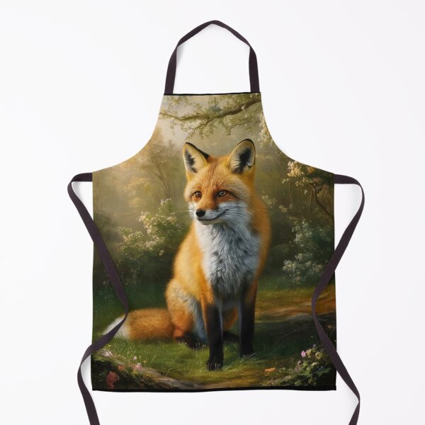 Artikelvorschau, Fuchs-Porträt. Frühlingsfuchs, Fuchs-Malerei, Leonardo da Vinci-Stil entworfen und verkauft von FoxVibes.