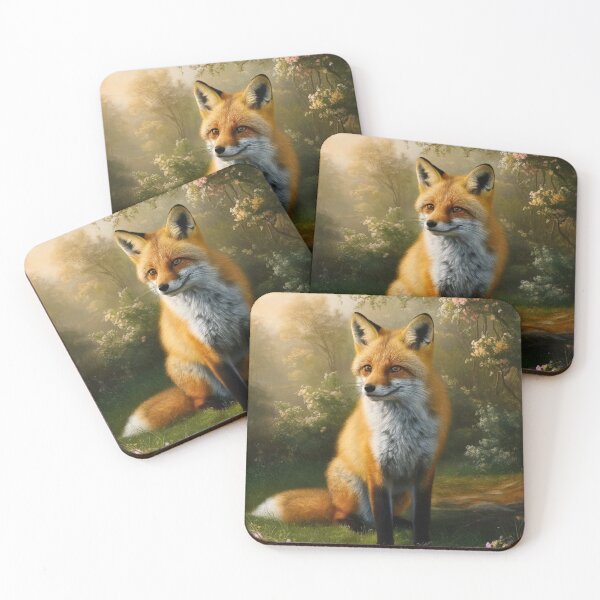 Artikelvorschau, Fuchs-Porträt. Frühlingsfuchs, Fuchs-Malerei, Leonardo da Vinci-Stil entworfen und verkauft von FoxVibes.
