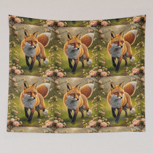 Artikelvorschau, Fuchs-Porträt. Frühlingsfuchs, Fuchs-Malerei, Leonardo da Vinci-Stil entworfen und verkauft von FoxVibes.