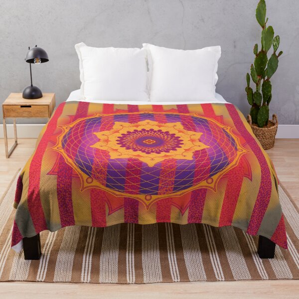 Item preview, Sunflower Seeds Mandala Striped Pattern designed and sold by TrishAbyss.