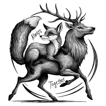 Artwork thumbnail, Always Together Vixen and Stag Journey by Vixen-Games