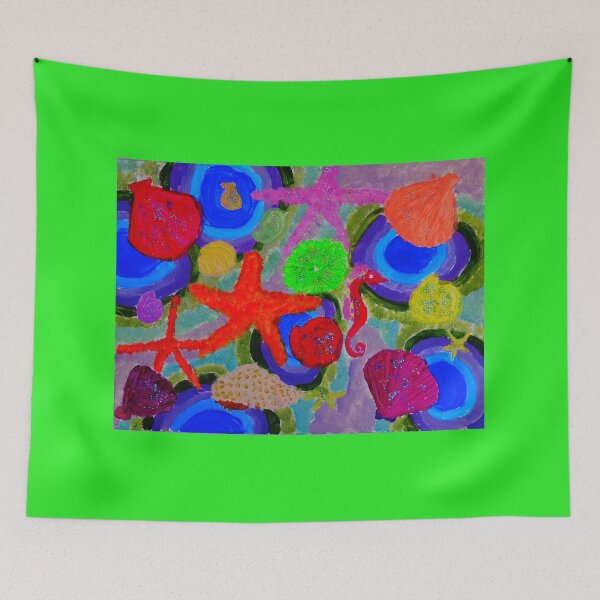 Item preview, Seashells and Sea Horse Bright Summer T-shirt designed and sold by Zavola.