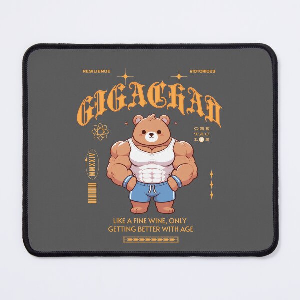 Item preview, Gigachad Bear designed and sold by LemuellTrends.