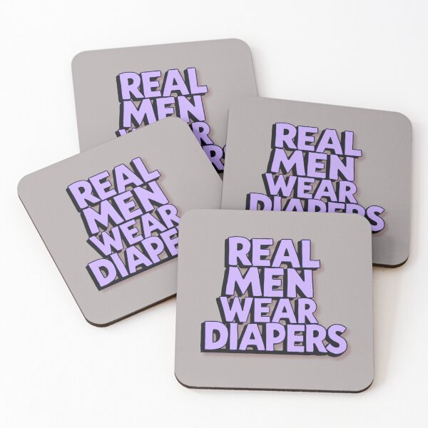Item preview, Real Men Wear Diapers designed and sold by artofProduct.
