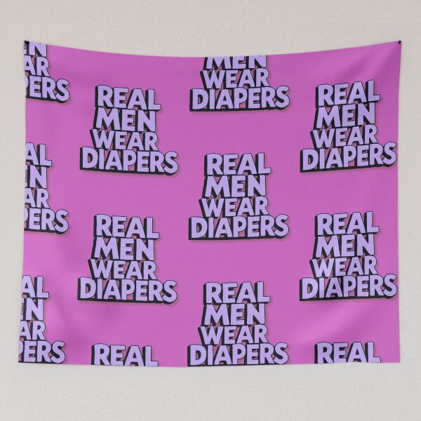Item preview, Real Men Wear Diapers designed and sold by artofProduct.