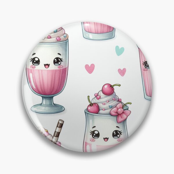Item preview, Cute Milkshake Pattern designed and sold by PassionforLove.