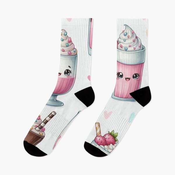 Item preview, Cute Milkshake Pattern designed and sold by PassionforLove.