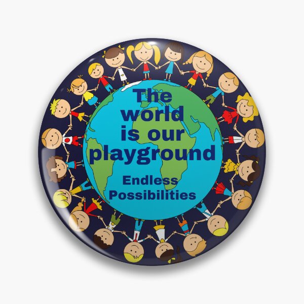 Artikelvorschau, Die Welt ist unser Spielplatz entworfen und verkauft von Abundancelife.