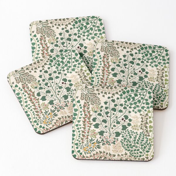 Item preview, Vintage Branches and Vines Quilt Textile Print | Cali-Boho | Bossy Cat Home designed and sold by BossyCatHome.