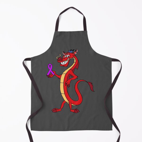 Item preview, Dragon Holding Awareness Ribbon (Purple) designed and sold by CaitlynConnor.