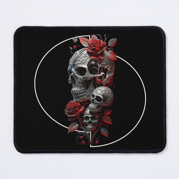 Item preview, Metal Head Skulls and Roses designed and sold by PugD.