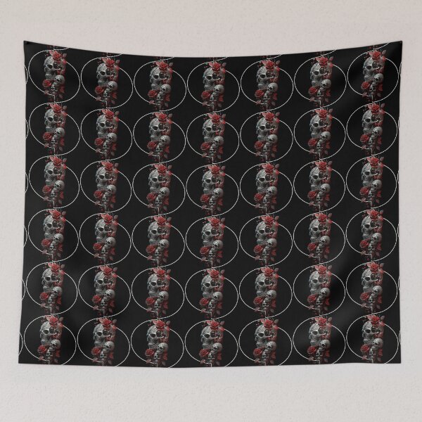 Item preview, Metal Head Skulls and Roses designed and sold by PugD.