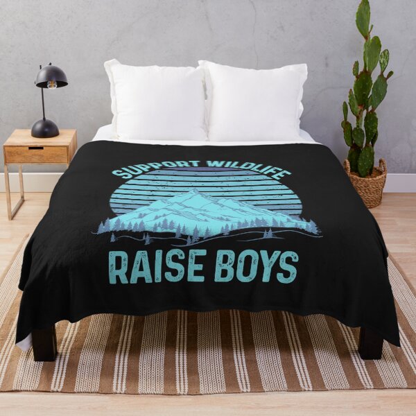 Item preview, Distressed Support Wildlife Raise Boys designed and sold by AlienOccupation.