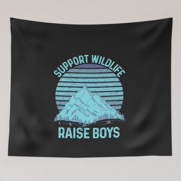 Item preview, Distressed Support Wildlife Raise Boys designed and sold by AlienOccupation.