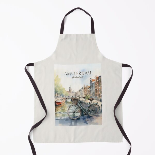 Item preview, amsterdam, the netherlands travel wall art print designed and sold by vintagetrips.