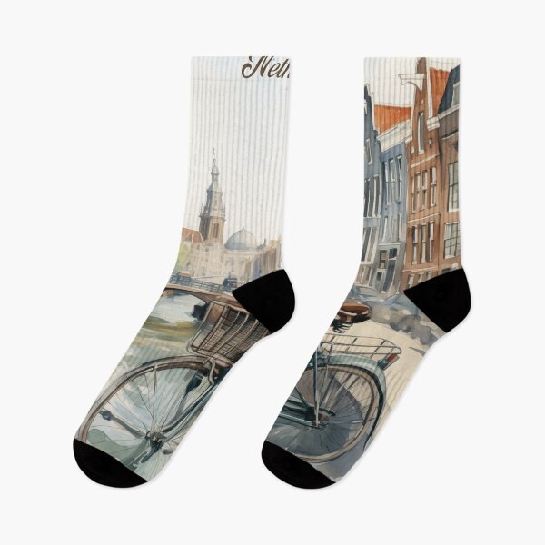 Item preview, amsterdam, the netherlands travel wall art print designed and sold by vintagetrips.