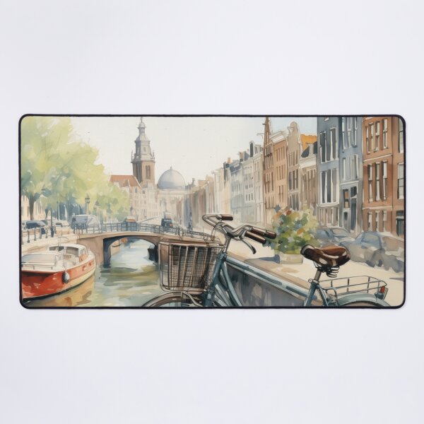 Item preview, amsterdam, the netherlands travel wall art print designed and sold by vintagetrips.