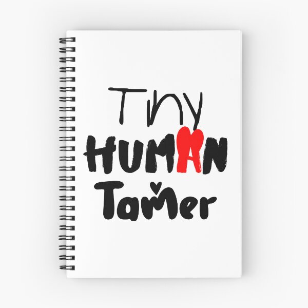 Item preview, Tiny Human Tamer, Teacher Funny quotes Black Letters designed and sold by Koihl.