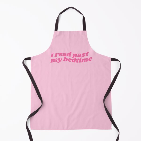 Item preview, I read past my bedtime - pink bookish quote designed and sold by Cre8iveCat.