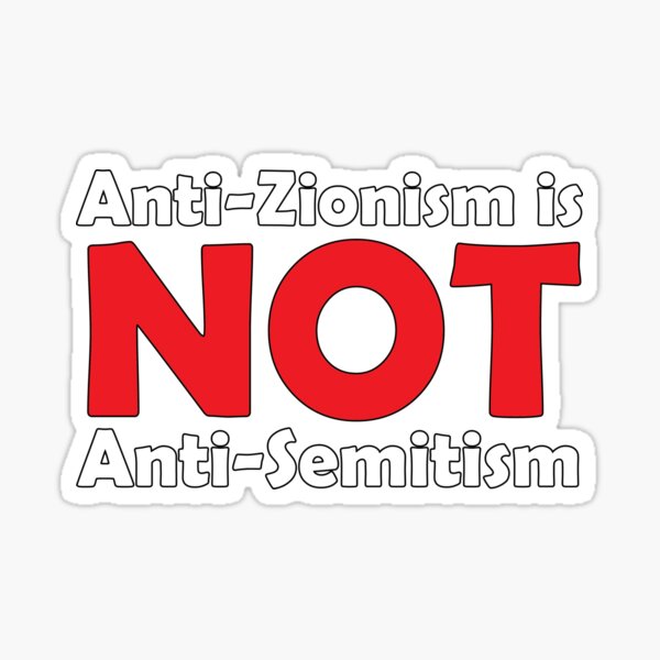 Item preview, Anti-Zionism is NOT Anti-Semitism designed and sold by BlueWaveJay.