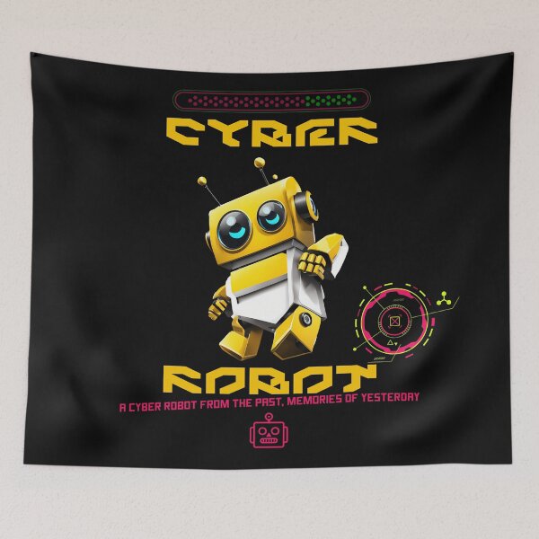 Item preview, Cyber Robots: Digital Art for Collectors Looking for Something Different designed and sold by Artedig.