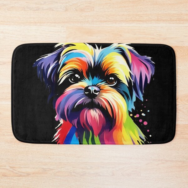Item preview, Vibrant Rainbow Affenpinscher Portrait Design For Dog Lovers designed and sold by kakarikihill.