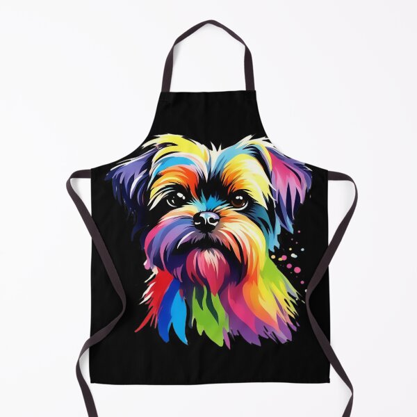 Item preview, Vibrant Rainbow Affenpinscher Portrait Design For Dog Lovers designed and sold by kakarikihill.
