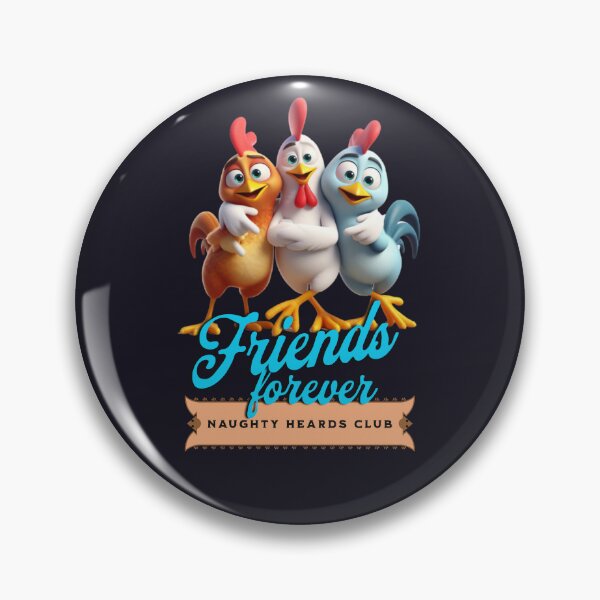 Item preview, Friends forever. Three poultry in friendly posture. designed and sold by I-love-music.